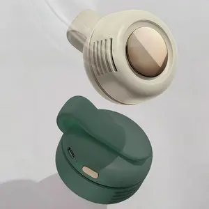 EOWULFROST Portable Small Fan, USB Rechargeable Electric Fan, Handheld Leafless Electric Fan, Summer Fan, Suitable for Gifts