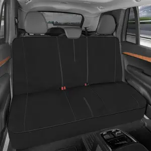 SpillGuard Neoprene Rear Seat Protector -  Bench Cover for  With Gray Stitching, Padding for  & Dogs