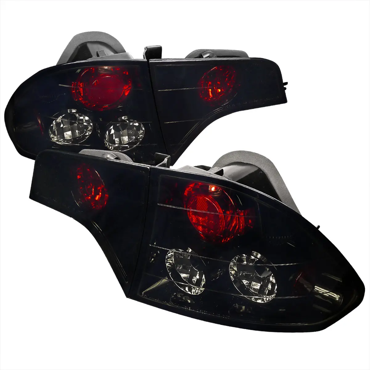 2006-2011 Honda Civic Sedan Tail Lights (Glossy Black Housing/Smoked Lens) 2006-2011 Honda Civic Sedan Tail Lights (Glossy Black Housing/Smoked Lens)