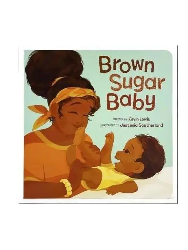 African American Baby Brown Sugar Dark Eyes Board Storybook - 22 Board Pages Early Learning English Book, Number & Color Activity Book for 0-3 Years Toddlers, Beautiful Illustrations, Encourages Language Patterns, Ideal Birthday Gift, Early Learning Book