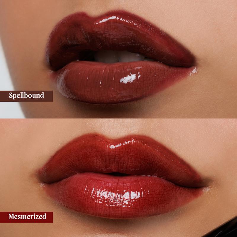 Rude Cosmetics The Spell Book High Shine Lip Gloss - Pigmented, Glossy Finish, Creamy Texture, Hydrating & Smooth, Spellbinding Shades for Ultimate Comfort