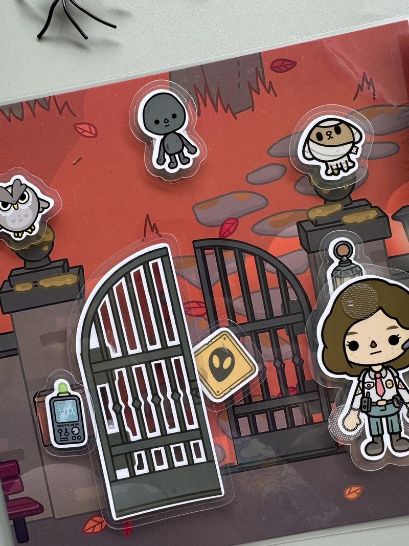 Halloween activity book, busy book, educational paper dress up dolls, toddler paper doll house, lulu printable paper dolls