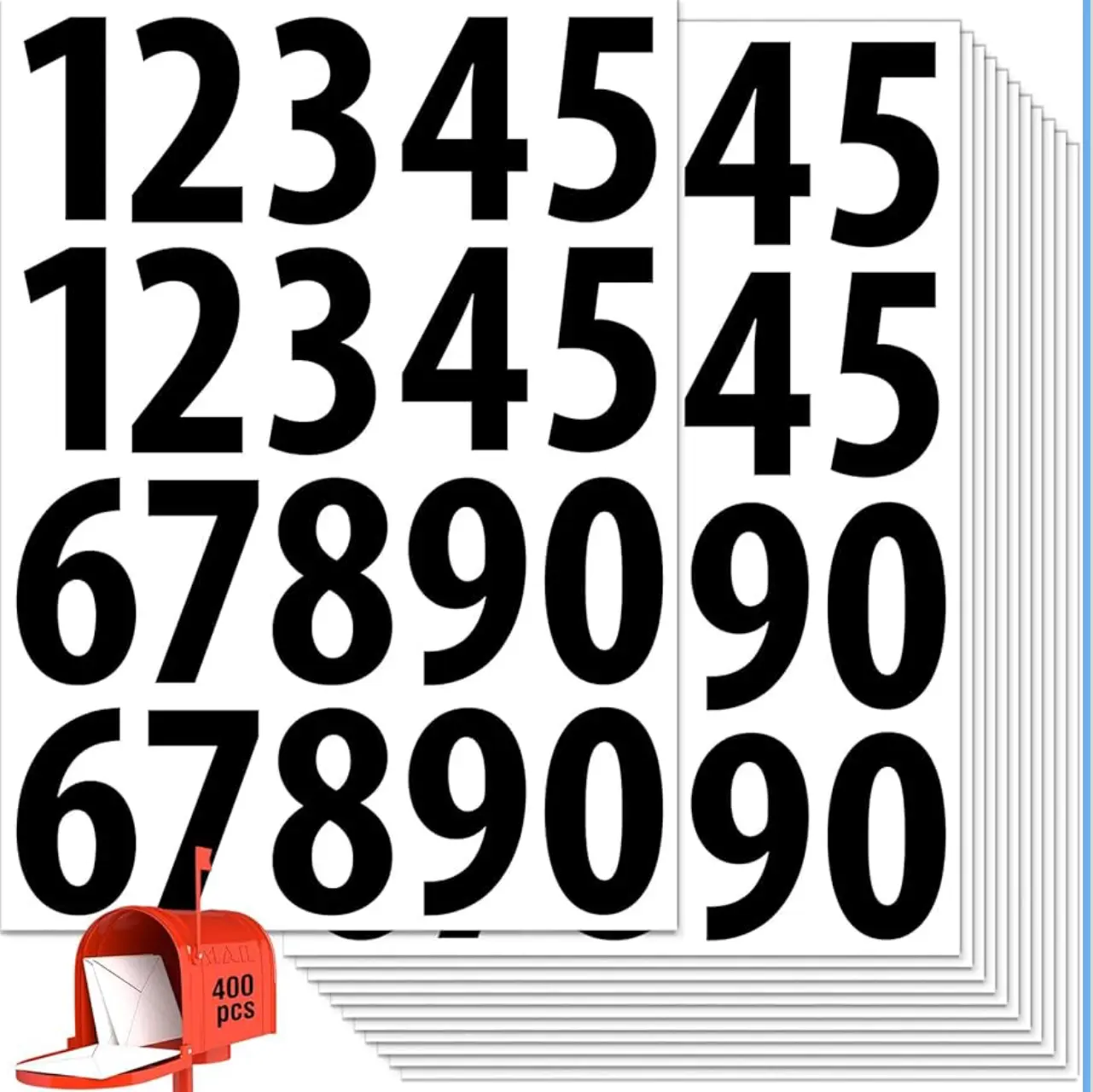 number stickers