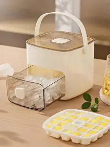 Portable Ice Maker Machine with Storage Drawer Countertop Ice Cube Maker Compact Ice Maker Machine for Household & Outdoor Use APWIKOGER