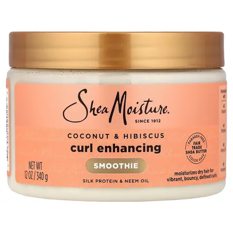 SheaMoisture Curl Enhancing Smoothie, Coconut & Hibiscus, 12 oz (340 g)