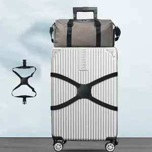 Adjustable Luggage Belt, 1 Count Durable Luggage Strap with Plastic Buckle Closure, Luggage Accessories for Travel, Outdoor, Camping, Hiking