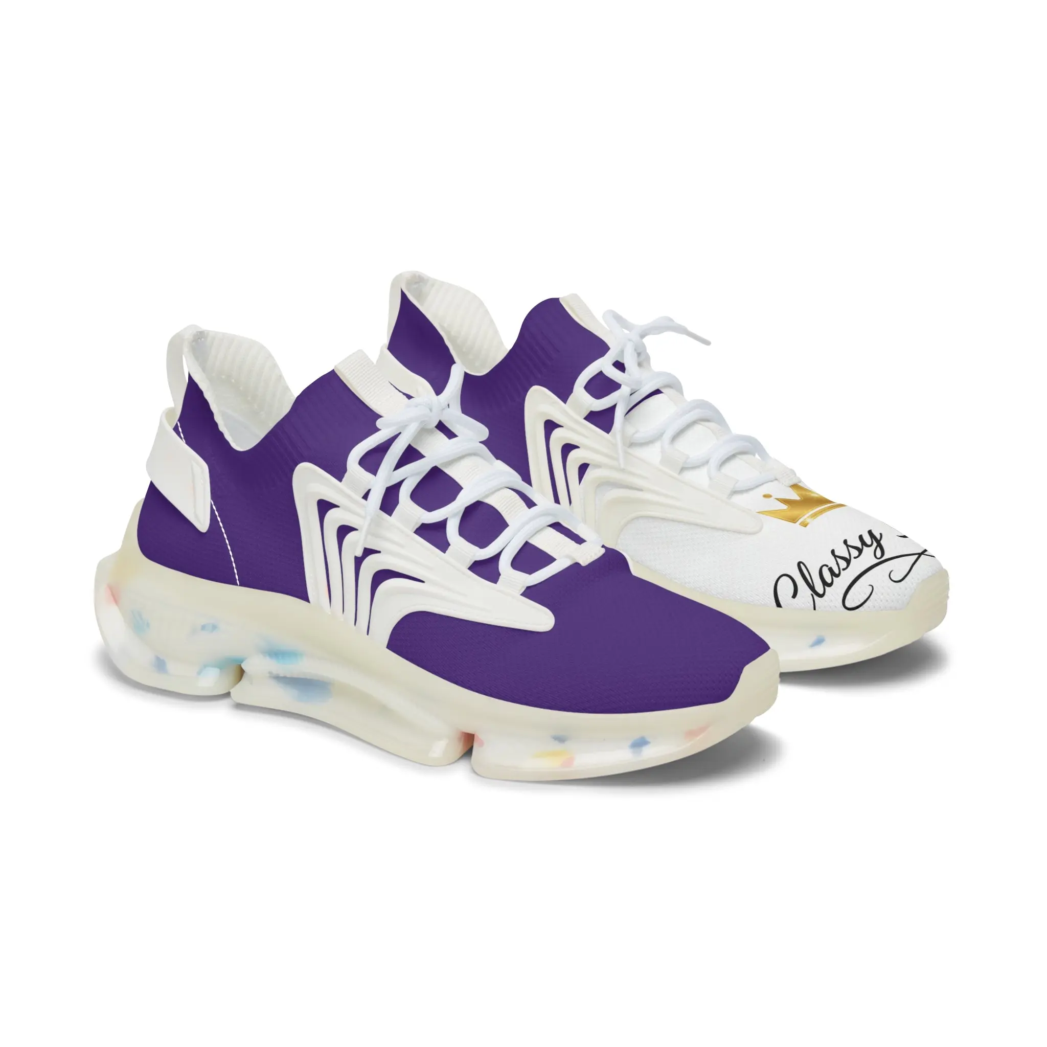 Classy Adore 1st Edition Signature I’m Different Sneakers- Royal Purple