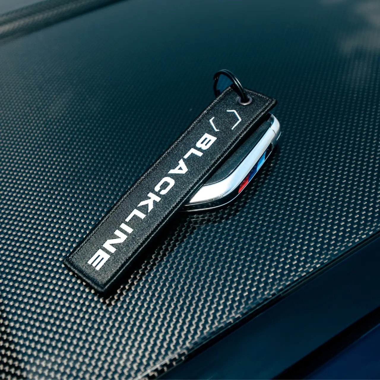BLACKLINE Keychain – Sleek, Durable, and Lightweight Accessory for Car Enthusiasts