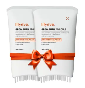 Lilyeve Growturn Hair Growth Serum with Built in Brush 2pcs for Hair Growth & Thickening Thicker Stronger Hair Strengthening Hair
