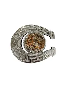 Western Style Mexico Eagle Buckle Hebilla Vaquera Escudo Mexico Aguila