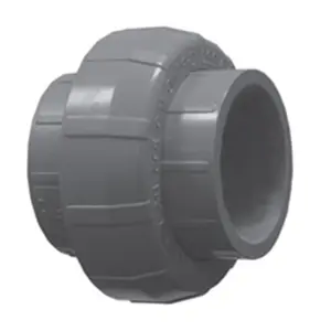 Lasco  2 in. Skt Union O-Ring Type, Astm Standard, O-Ring Seal, Pvc/Cpvc