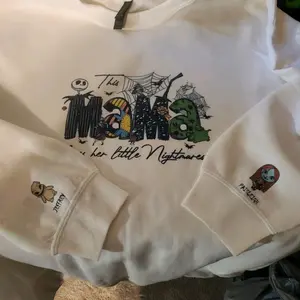 NBC Sweatshirts -  Design with "This mama loves her little Nightmare(s)" Text