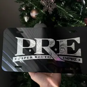 Young Dolph PRE License Plate in Black, Truck Car tags