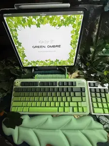 Green Ombre Wireless Keyboard Full Set