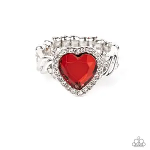 Committed to Cupid Red Ring