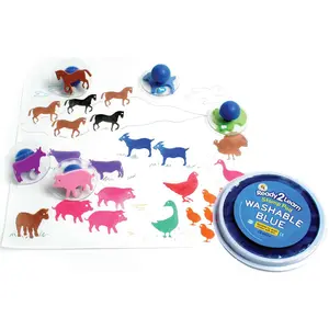 Giant Stampers Farm Animals Set of 10