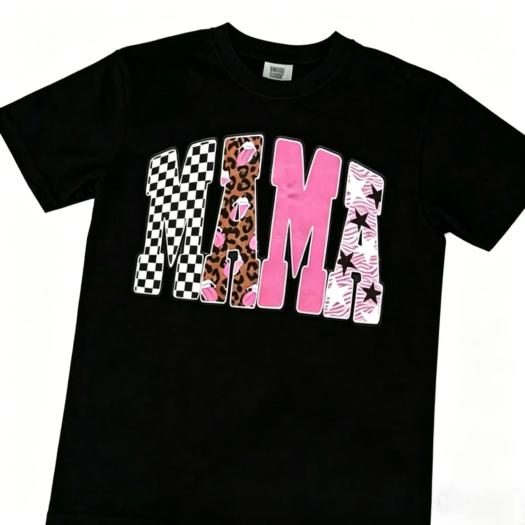 Rockin' MAMA Distressed Graphic T-shirt