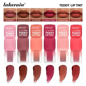 Lakerain Teddy Matte Lipstick, High Pigmentation, Long Lasting Waterproof, Natural Look, Smudge Proof, Perfect Makeup Gift for Women and Girls