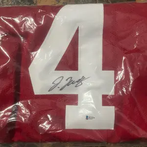 Jerry Judy certified Autographed Alabama Jersey