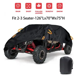 600D UTV Cover Windproof All-Weather Protection