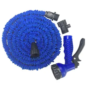 25/50/100FT Expandable Garden Hose with Spray Nozzle, Flexible Retractable Water Hose for Garden Watering Car Washing & Outdoor Use