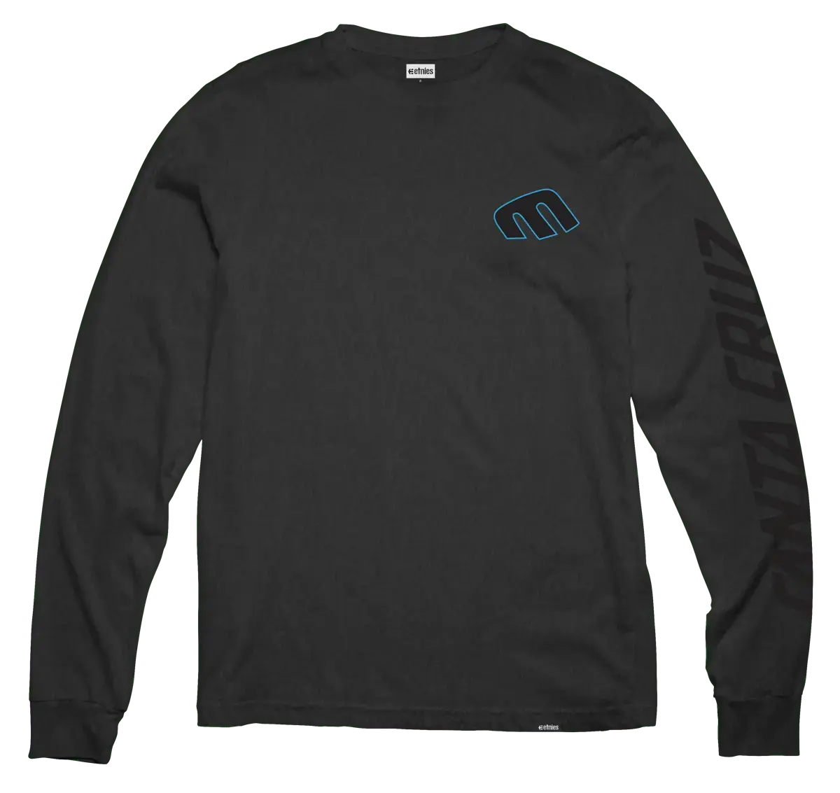 etnies Men's x Santa Cruz Screaming Hand Graphic Long Sleeve T-Shirt, Lightweight Casual Streetwear with Round Neck in 100% Cotton, Jersey