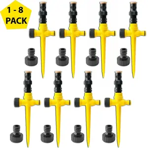 360° Rotation Auto Irrigation Sprinkler, Water-Saving Garden Lawn & Patio Watering Equipment