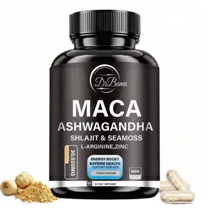 Maca Root Capsules | 60 Powder Pills | for Women and Men | Red, Yellow, and Black | Non-GMO, Gluten Free Supplement   Vitality Support for Men & Women
