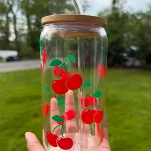 Cherry Glass Tumbler