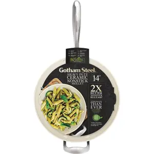Gotham Steel 14-Inch Ceramic Non-Stick Frying Pan 100% PFOA Free