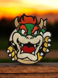 Bowser Embrodery Patch Muti Sizes