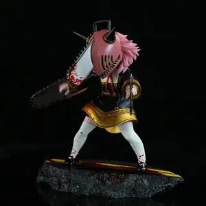 SPY*FAMILY Anya Forger as Chainsaw Man Anime Action Figure Toys 18CM