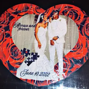 48-75pc customized sublimation puzzles Gift Set