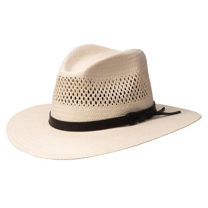 Stetson - Digger Shantung Straw Outback Hat Stetson - Digger Shantung Straw Outback Hat