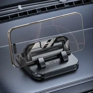 Multifunctional Car Phone Bracket for Dashboard, Built-in Temporary Parking Number Plate, Super Anti-slip Bottom Mat, Firm Clamp Not Easy to Fall, Skin-friendly Material Protects Phone, Portable Integrated Design, Suitable for All Models Daily Driving Use