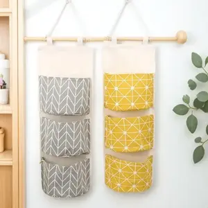 Multifunctional Large Capacity 3-Layer Over-The-Door Hanging Fabric Storage Organizer: Bathroom, Kitchen & Travel Use, Machine Washable, No-Drill, Foldable, Moisture-Proof & Mold-Resistant, Travel Organizer Bag