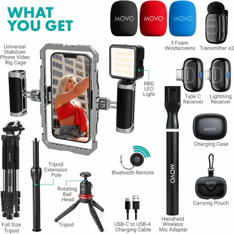Movo iFilmer-PRO Smartphone Rig