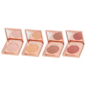 Dual-Ended Concealer Brush Set 2-in-1 Foundation & Blending Brush Infused with Hydrating Serum for Crease-Proof Makeup - Cosmetic Moisturizer Moisture Hydrate