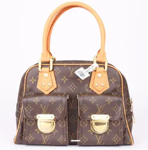 Pre-owned Louis Vuitton Monogram Canvas Manhattan PM Bag Pre Owned