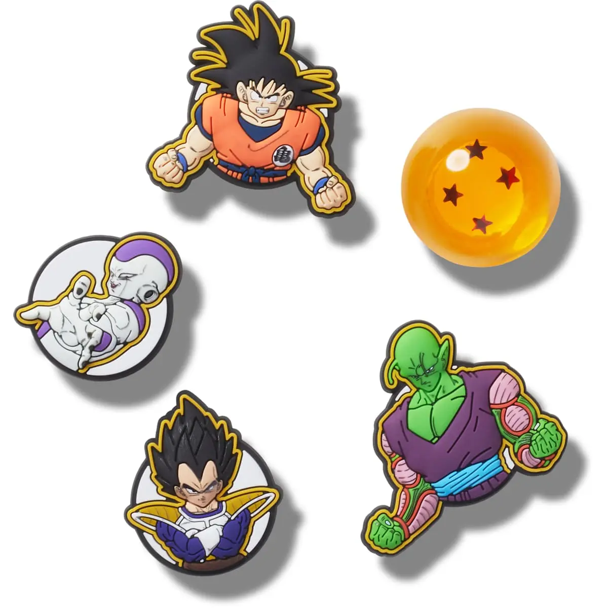 Crocs Jibbitz Dragon Ball Z Anime Shoe Charms 5-Pack Crocs Jibbitz Dragon Ball Z Anime Shoe Charms 5-Pack