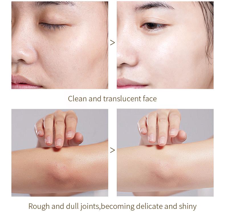 POUQUR Orange Enzyme Exfoliating Gel. Deeply cleanses facial skin , removes dead cells, while providing moisturization for both the face and body Gentle