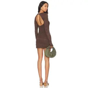 Free People Paulie Mini Dress in Hot Fudge