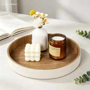 Nordic Style Luxury Storage Tray, Desktop Essential Oil Diffuser Holder, Entryway Key Cosmetics Organizer, Elegant Home Decor