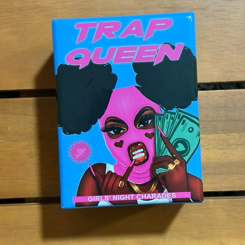 TRAP QUEEN- Girls’ Night Charades Card Game
