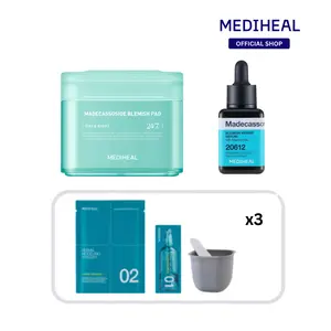 [MEDIHEAL OFFICIAL] Madecassoside Skin Recovery Trio set Pack - Serum, Toner, Mask, Skincare, Ampoule