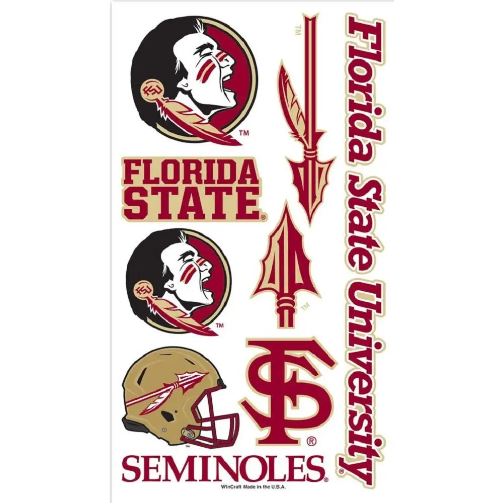 Florida State Face Decal - Sports Edition