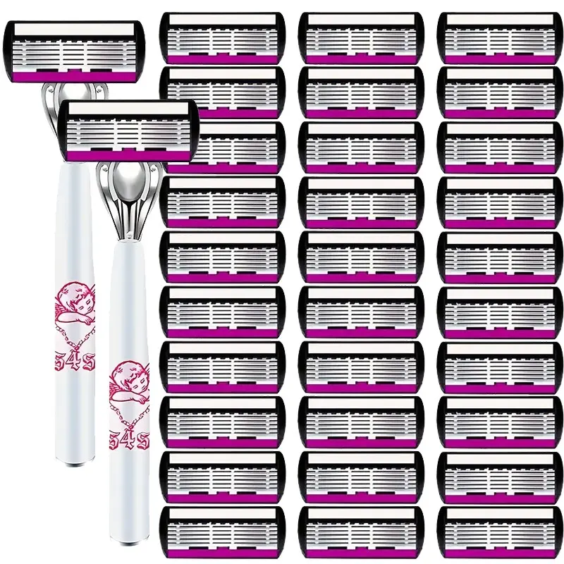Stainless Steel Manual Shaving Tool for Men and Women, Smooth Pain-Free Hair Removal, Oil-Free Beauty Accessory, Perfect Gift