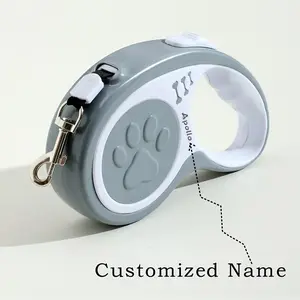 Automatic Retractable Cat & Dog Lead with Laser, Customized Personalized Gift for Pets, Pet Collars & Harnesses & Leads Accessory