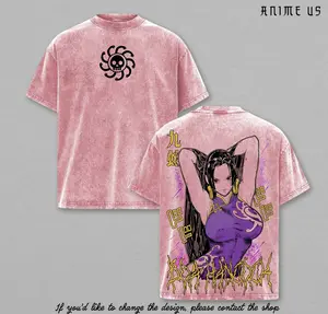 Boa Hancock Tee | Kuja Pirates Empress Shirt | Snake Princess Graphic Vintage Washed T-Shirt | Anime Streetwear Oversized Top | Haki Queen Design