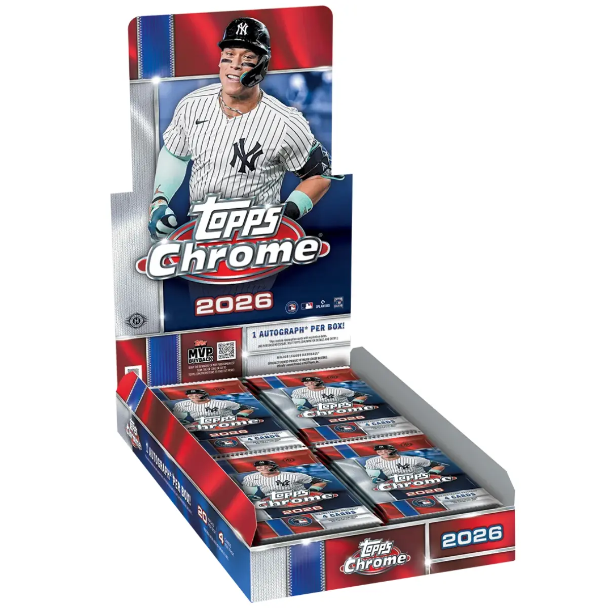 1x 2026 Topps Chrome Baseball Hobby PYT Break 8/4*1